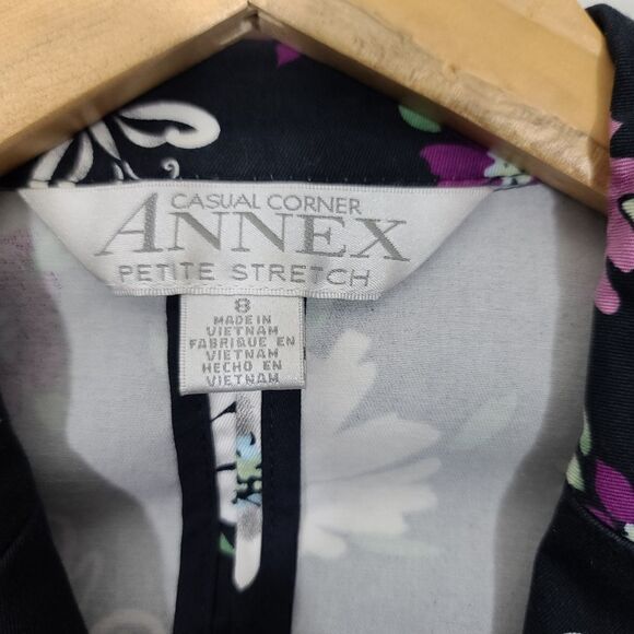 Casual Corner Annex Floral Button Up Blouse - Picture 10 of 12